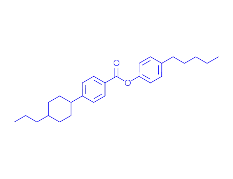 Molecular Structure of 81929-40-0 (4-n-Pentylphenyl trans-4-(4-n-propylcyclohexyl)benzoate)