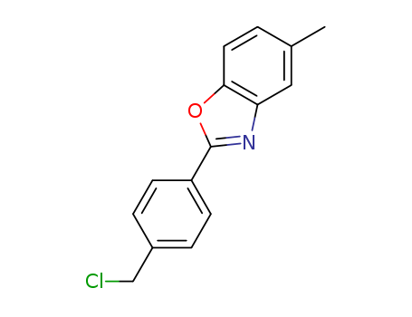 4-(5-methyl-benzoxazol-2-yl)benzyl chloride