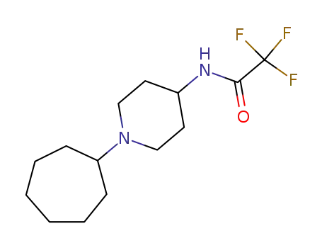 <i>N</i>-(1-cycloheptyl-piperidin-4-yl)-2,2,2-trifluoro-acetamide