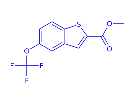 5-트리플루오로메톡시-벤조[B]티오펜-2-카르복실산 메틸 에스테르