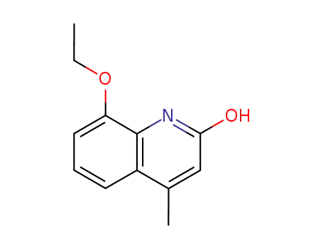 Molecular Structure of 88611-76-1 (Carbostyril, 8-ethoxy-4-methyl- (7CI))