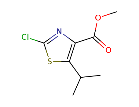 Methyl 2-chloro-5-isopropylthiazole-4-carboxylate 81569-27-9