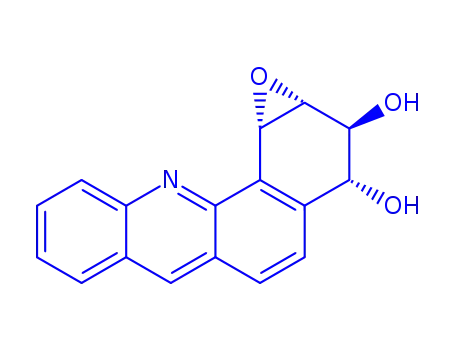 (+/-)-3α,4β-Dihydroxy-1β,2β-epoxy-1,2,3,4-tetrahydrobenz<c>acridine