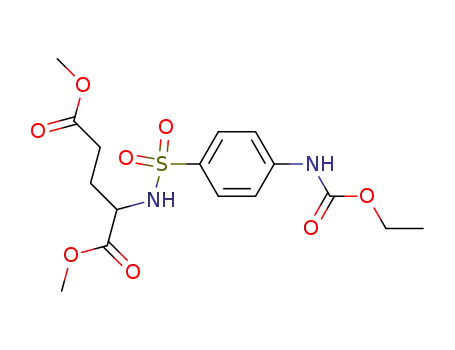 L-Glutamic acid, N-((4-((ethoxycarbonyl)amino)phenyl)sulfonyl)-, dimethyl ester