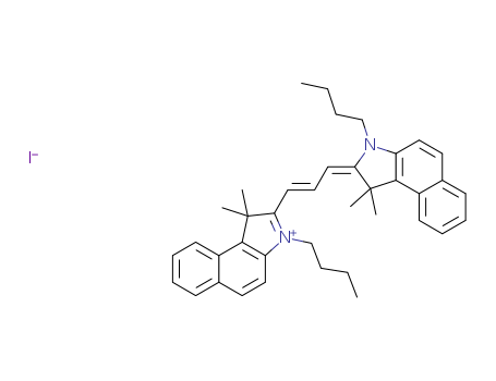 1H-Benz[e]indolium, 3-butyl-2-[3-(3-butyl-1,3-dihydro-1,1-dimethyl-2H-benz[e]indol-2-ylidene )-1-propenyl]-1,1-dimethyl-, iodide