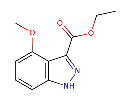1H-Indazole-3-carboxylicacid, 4-methoxy-, ethyl ester