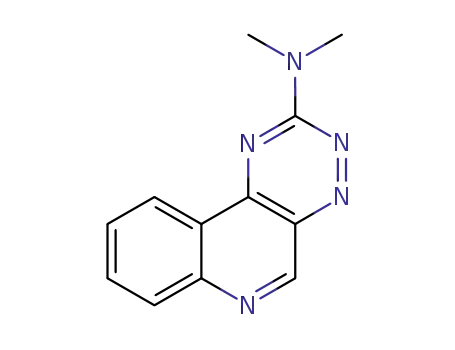 Molecular Structure of 81547-14-0 (N,N-dimethyl[1,2,4]triazino[6,5-c]quinolin-2-amine)
