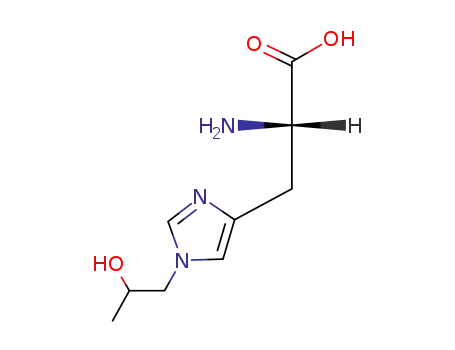 Molecular Structure of 81790-79-6 (N-3'-(2-hydroxypropyl)histidine)