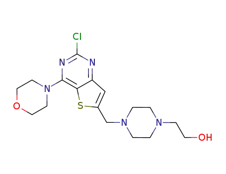2-(4-((2-Chloro-4-Morpholinothieno[3,2-d]pyriMidin-6-yl)Methyl)piperazin-1-yl)ethanol