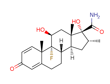 (8S,9R,10S,11S,13S,14S,16R,17R)-9-fluoro-11,17-dihydroxy-10,13,16-trimethyl-3-oxo-6,7,8,11,12,14,15,16-octahydrocyclopenta[a]phenanthrene-17-carboxamide