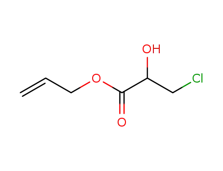 Molecular Structure of 81728-68-9 (Propanoic  acid,  3-chloro-2-hydroxy-,  2-propenyl  ester  (9CI))