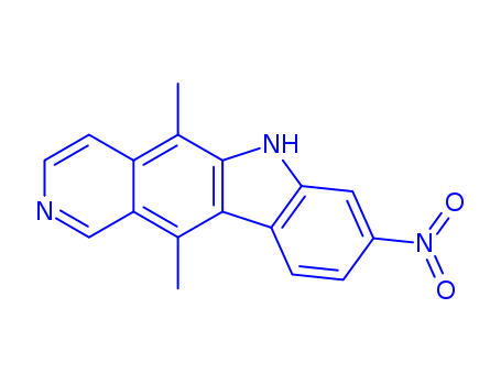 5,11-Dimethyl-8-nitro-6H-pyrido(4,3-b)carbazole