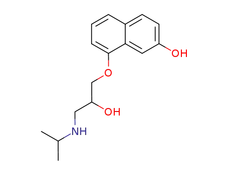 Molecular Structure of 81907-81-5 (rac 7-Hydroxy Propranolol)