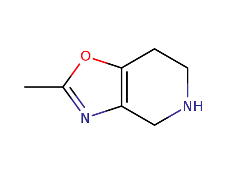Molecular Structure of 885273-36-9 (4,5,6,7-tetrahydro-2-methyloxazolo[4,5-c]pyridine)