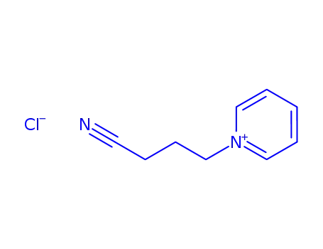 Molecular Structure of 820972-34-7 (1-(3-Cyanopropyl)pyridinium  chloride)