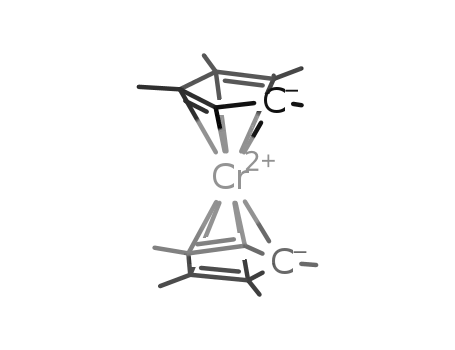 Molecular Structure of 82066-37-3 (BIS(TETRAMETHYLCYCLOPENTADIENYL)CHROMIUM)