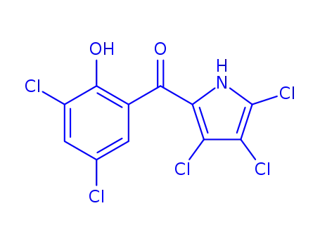 Molecular Structure of 81910-07-8 (pyrrolomycin D)