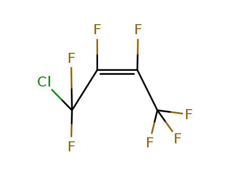Molecular Structure of 58384-33-1 (2-Butene, 1-chloro-1,1,2,3,4,4,4-heptafluoro-, (Z)-)