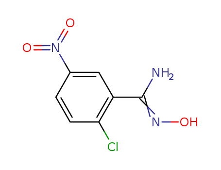 2-chloro-N\'-hydroxy-5-nitrobenzenecarboximidamide
