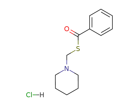 Molecular Structure of 886-07-7 (S-(piperidin-1-ylmethyl) benzenecarbothioate)