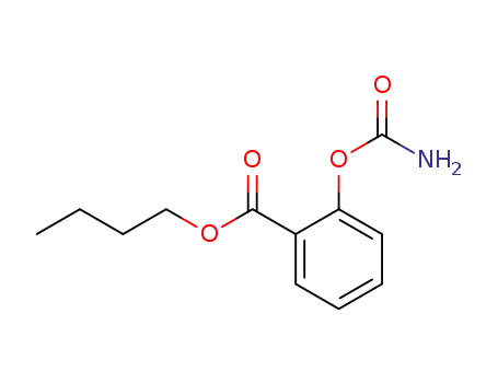 Benzoic acid, 2-((aminocarbonyl)oxy)-, butyl ester