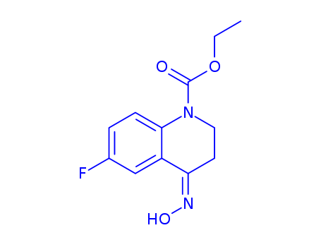 ethyl (4E)-6-fluoro-4-hydroxyimino-2,3-dihydroquinoline-1-carboxylate
