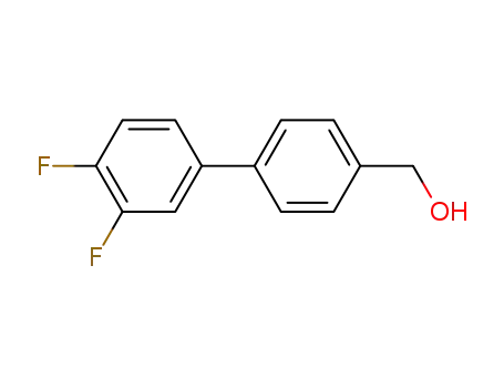 Molecular Structure of 885963-33-7 (4-(2,4-Difluorophenyl)benzyl alcohol)