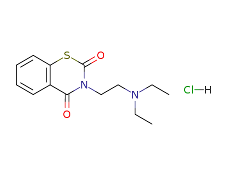 2H-1,3-Benzothiazine-2,4(3H)-dione, 3-(2-(diethylamino)ethyl)-, hydrochloride