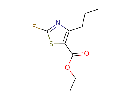 Molecular Structure of 81569-38-2 (5-Thiazolecarboxylicacid,2-fluoro-4-propyl-,ethylester(9CI))