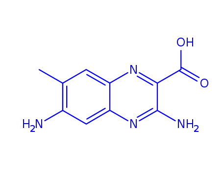 2-Quinoxalinecarboxylicacid,3,6-diamino-7-methyl-(9CI)
