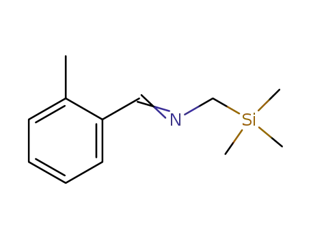 메탄아민, N-[(2-메틸페닐)메틸렌]-1-(트리메틸실릴)-(9CI)