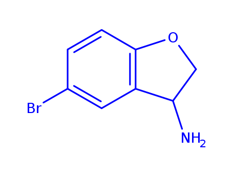 5-Bromo-2,3-dihydro-3-Benzofuranamine cas no. 885280-79-5 98%