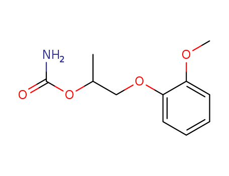 2-Propanol,1-(2-methoxyphenoxy)-, carbamate (9CI)