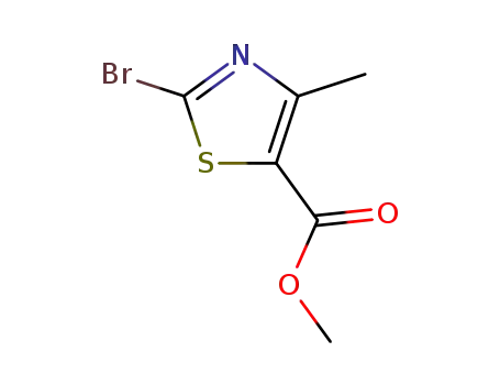 Molecular Structure of 81569-51-9 (5-Thiazolecarboxylicacid,2-bromo-4-methyl-,methylester(9CI))