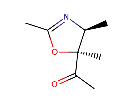 에타논, 1-(4,5-디히드로-2,4,5-트리메틸-5-옥사졸릴)-, 시스-(9CI)