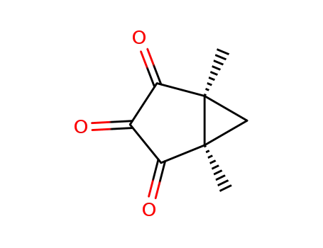 Molecular Structure of 81640-32-6 (1,5-dimethylbicyclo[3.1.0]hexane-2,3,4-trione)