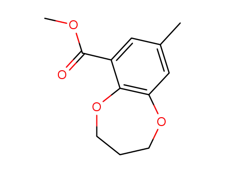 2H-1,5-Benzodioxepin-6-carboxylicacid,3,4-dihydro-8-methyl-,methylester(9CI)