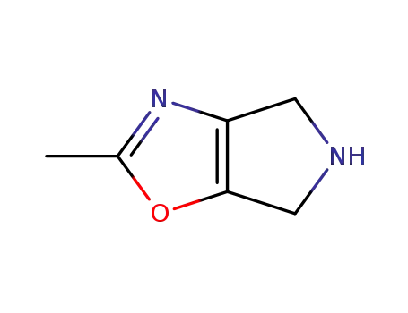 Molecular Structure of 885273-92-7 (2-METHYL-5,6-DIHYDRO-4H-PYRROLO[3,4-D]OXAZOLE)