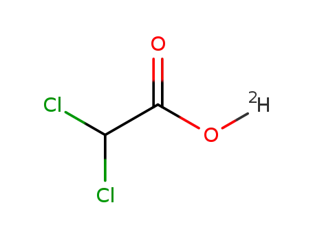Molecular Structure of 82093-18-3 (DICHLOROACETIC ACID-OD)
