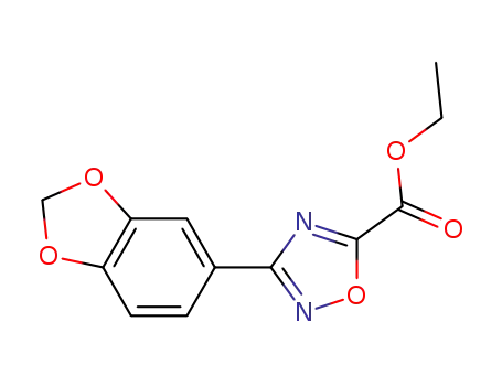 Ethyl 3-(1,3-benzodioxol-5-yl)-1,2,4-oxadiazole-5-carboxylate