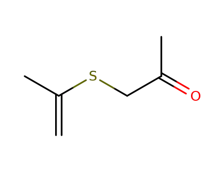 Molecular Structure of 81715-52-8 (2-Propanone, 1-[(1-methylethenyl)thio]- (9CI))