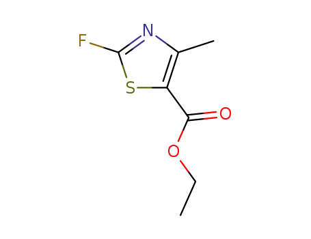 Molecular Structure of 81569-36-0 (5-Thiazolecarboxylicacid,2-fluoro-4-methyl-,ethylester(9CI))