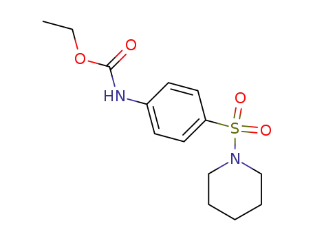 Molecular Structure of 81865-15-8 (ethyl [4-(piperidin-1-ylsulfonyl)phenyl]carbamate)
