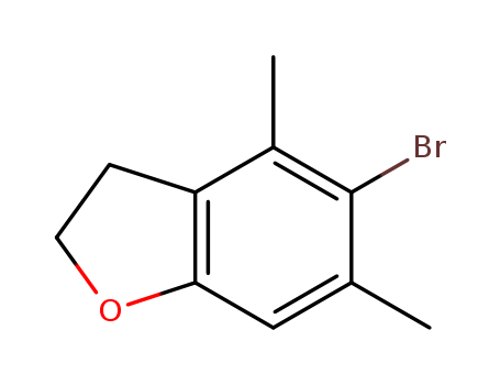 Benzofuran, 5-bromo-2,3-dihydro-4,6-dimethyl- (9CI)