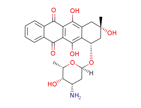 (7S)-7β-(3-アミノ-2,3,6-トリデオキシ-α-L-lyxo-ヘキソピラノシルオキシ)-9α-メチル-7,8,9,10-テトラヒドロ-6,9,11-トリヒドロキシナフタセン-5,12-ジオン