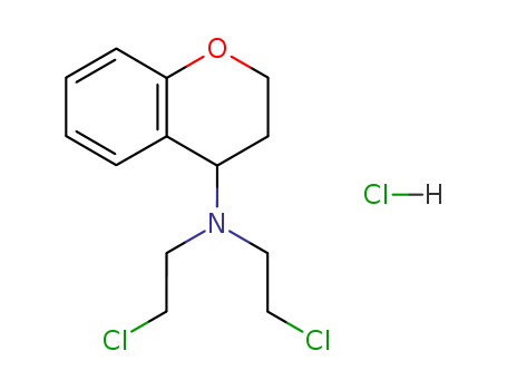 2H-1-Benzopyran-4-amine, N,N-bis(2-chloroethyl)- 3,4-dihydro-, hydrochloride cas  81816-63-9