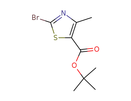 Molecular Structure of 81569-41-7 (5-Thiazolecarboxylicacid,2-bromo-4-methyl-,1,1-dimethylethylester(9CI))