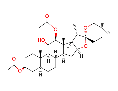 (25<i>R</i>)-3β,12β-Diacetoxy-5α-spirostan-11α-ol