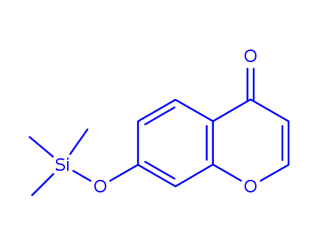 4H-1-Benzopyran-4-one, 7-
[(trimethylsilyl)oxy]-