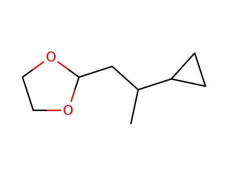 1,3-Dioxolane,2-(2-cyclopropylpropyl)-